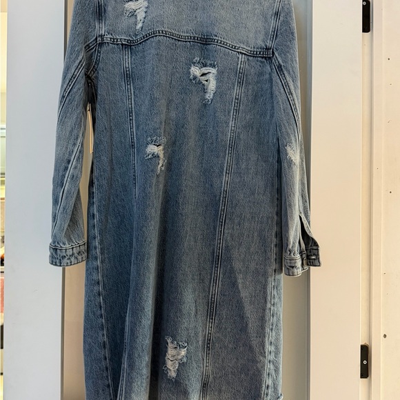 Blue Denim Long Jacket - Picture 2 of 8